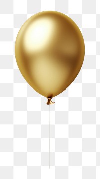 PNG Balloon gold celebration anniversary. AI generated Image by rawpixel.