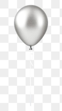 PNG Balloon silver celebration anniversary. AI generated Image by rawpixel.
