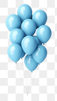PNG Balloon blue anniversary celebration. AI generated Image by rawpixel.