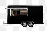 Food truck png vehicle, transparent background