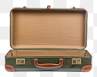 PNG Old suitcase baggage briefcase luggage open.