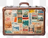 PNG Old suitcase baggage luggage travel old