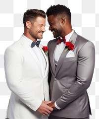 PNG Gay wedding portrait tuxedo adult. 