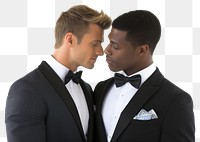 PNG Gay wedding portrait tuxedo adult. AI generated Image by rawpixel.