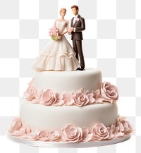 PNG Wedding cake figurine dessert food  