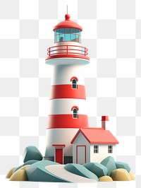 PNG  Lighthouse lighthouse architecture building. AI generated Image by rawpixel.