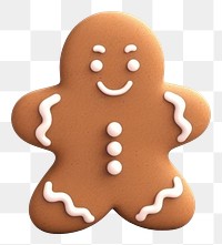 PNG Gingerbread cookie food  