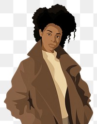 PNG Portrait drawing sketch coat. AI generated Image by rawpixel.