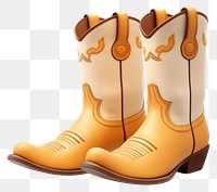 PNG Cowboy boots footwear brown shoe. 