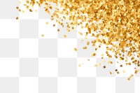 PNG Confetti backgrounds gold white background. AI generated Image by rawpixel.