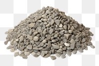 PNG  Gravel pebble rock white background. AI generated Image by rawpixel.