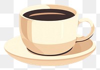 PNG Coffee cup saucer drink. AI generated Image by rawpixel.