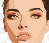 PNG Women beauty skin portrait sketch adult. AI generated Image by rawpixel.