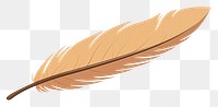PNG Feather leaf lightweight softness. AI generated Image by rawpixel.