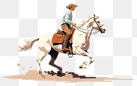 PNG Cowboy teen horse riding mammal. AI generated Image by rawpixel.
