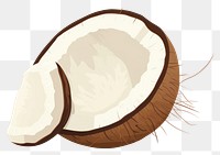 PNG Coconut produce circle animal. 