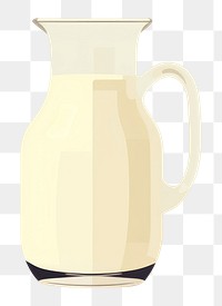 PNG Milk drink dairy jug. 