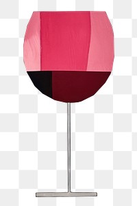 PNG Glass wine art refreshment. AI generated Image by rawpixel.