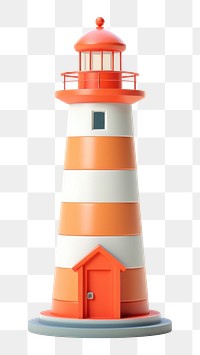 PNG  Architecture lighthouse building tower. AI generated Image by rawpixel.