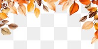 PNG Autumn ornament backgrounds plant leaf. AI generated Image by rawpixel.