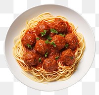 PNG Spaghetti meatball pasta food