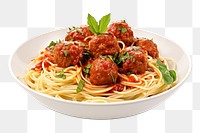 PNG Spaghetti meatball pasta food