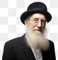 PNG Jewish portrait beard adult. AI generated Image by rawpixel.