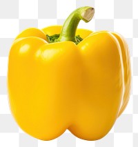 PNG Yellow bell pepper vegetable plant food. 