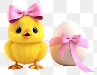 PNG Easter chick egg cartoon animal yellow. AI generated Image by rawpixel.