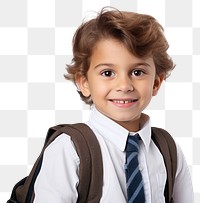 PNG Children boy cheerful portrait backpack. 