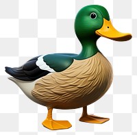 PNG Mallard green duck cartoon mallard animal. 