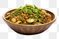 PNG  Gormet Sabzi plate food white background. AI generated Image by rawpixel.