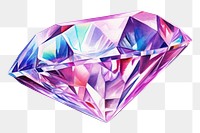 PNG Diamond gemstone jewelry crystal. 