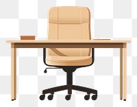 PNG Office chair desk furniture. 