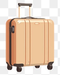 PNG Luggage suitcase briefcase baggage. AI generated Image by rawpixel.