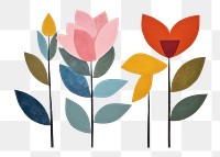 PNG Flower art painting backgrounds. 