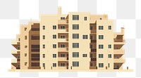 PNG Modern apartment building architecture city neighbourhood. AI generated Image by rawpixel.