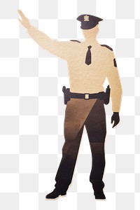 PNG  Police officer adult white background protection. AI generated Image by rawpixel.