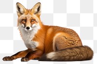 PNG  Fox wildlife animal mammal. AI generated Image by rawpixel.