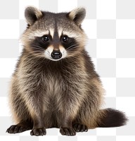 PNG  Raccoon mammal animal white background