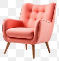 PNG Lounge armchair furniture pink red. 