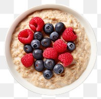 PNG Blueberry breakfast berries oatmeal. AI generated Image by rawpixel.
