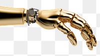 PNG Robotic hand white background electronics technology. 