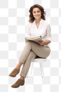 PNG Footwear sitting reading adult