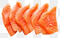 PNG Salmons seafood slice  