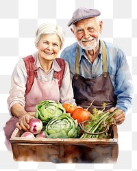 PNG Vegetable portrait farmer adult. 