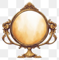 PNG  Mirror white background photography chandelier. AI generated Image by rawpixel.