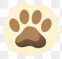 PNG Paw print carnivora cartoon pattern. AI generated Image by rawpixel.