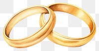 PNG Gold wedding rings jewelry white background togetherness. 