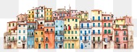 PNG Italy white background neighbourhood architecture. AI generated Image by rawpixel.